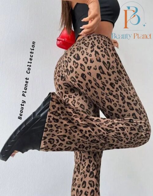 The 'Wild Flare' High-Waist Leopard Leggings
