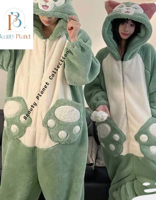 Oversized Fluffy Animal Onesie (Kigurumi)