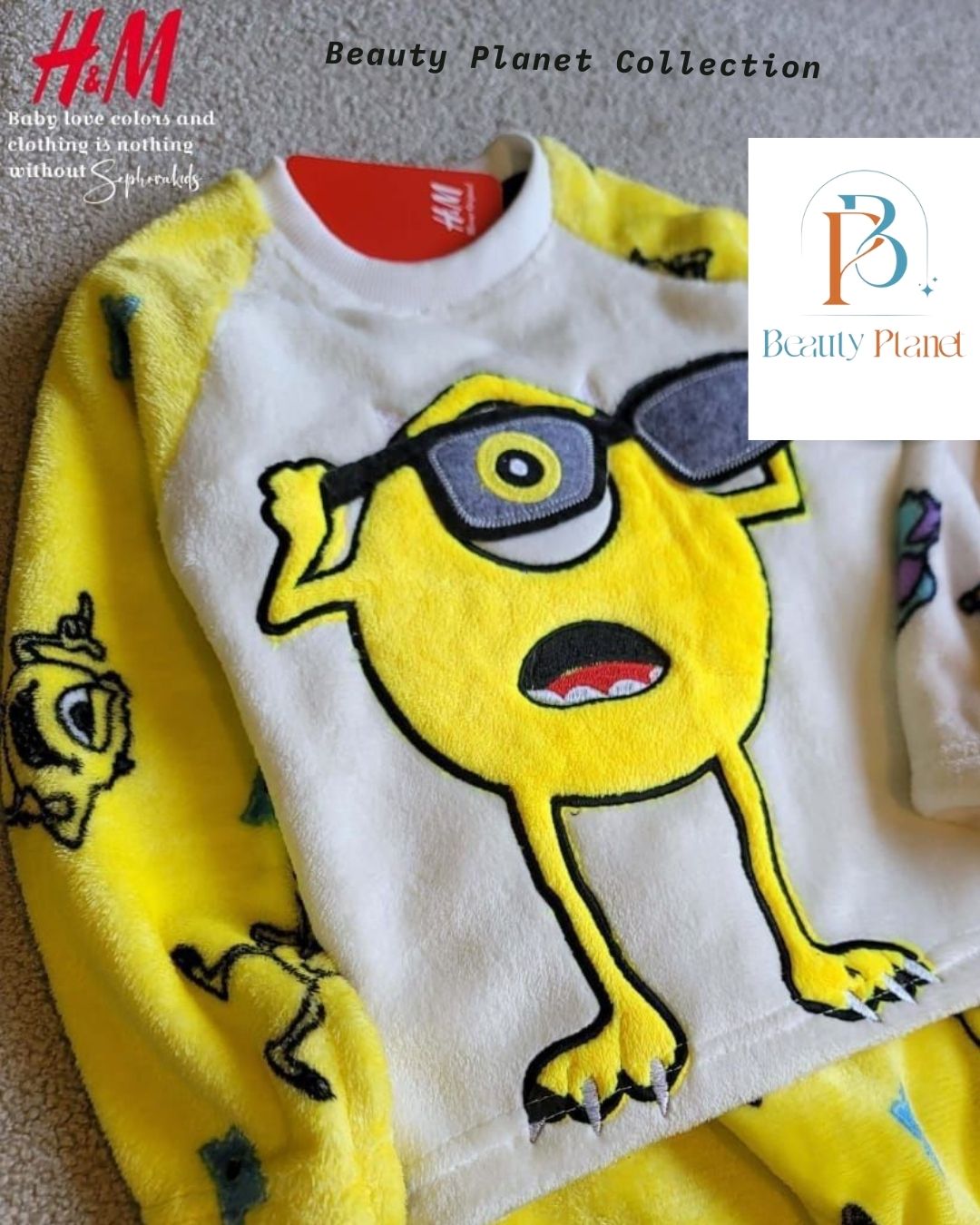 H&M Minnie Mouse Fleece Pyjama Set (Kids/Girls) - Image 4