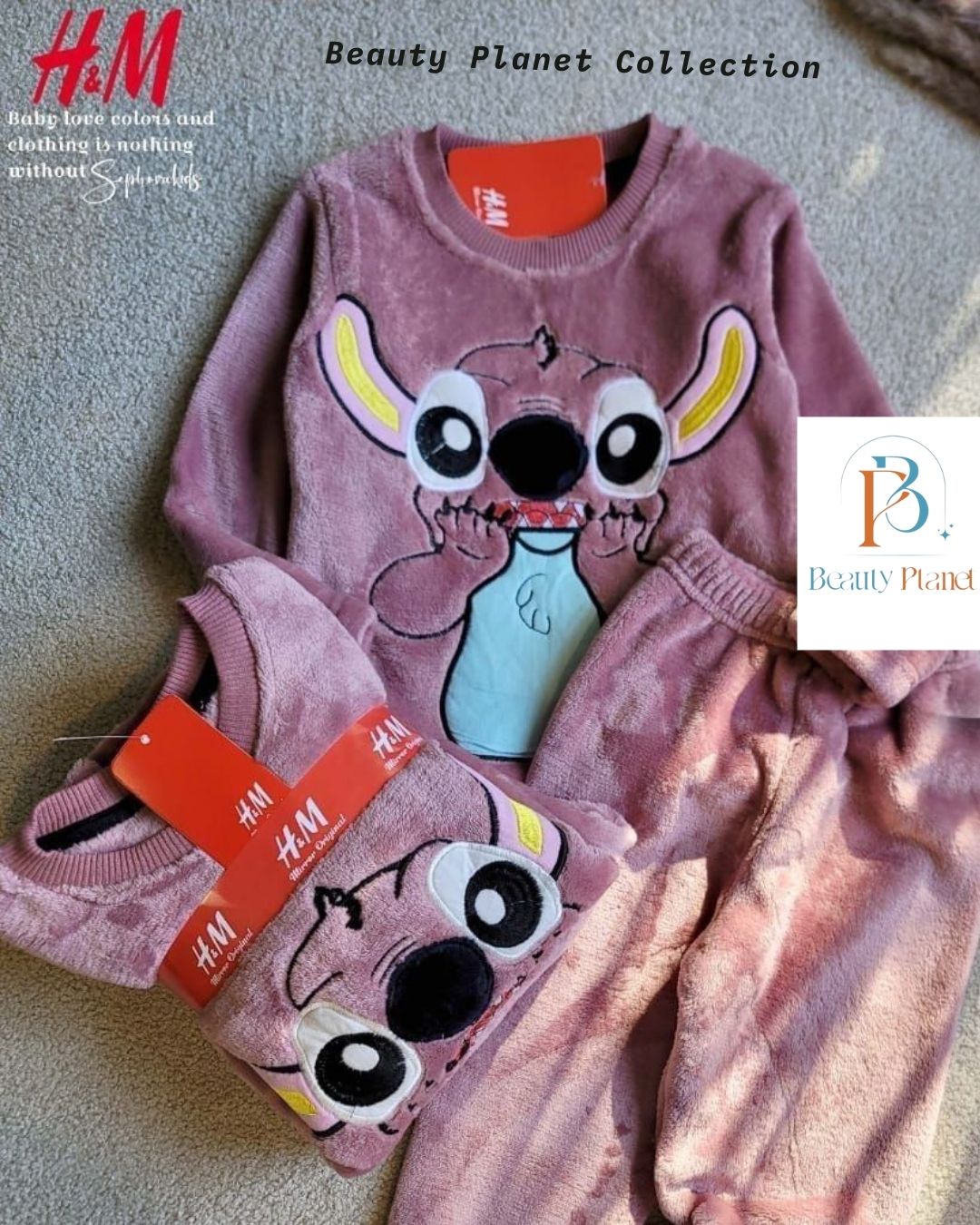 H&M Minnie Mouse Fleece Pyjama Set (Kids/Girls)