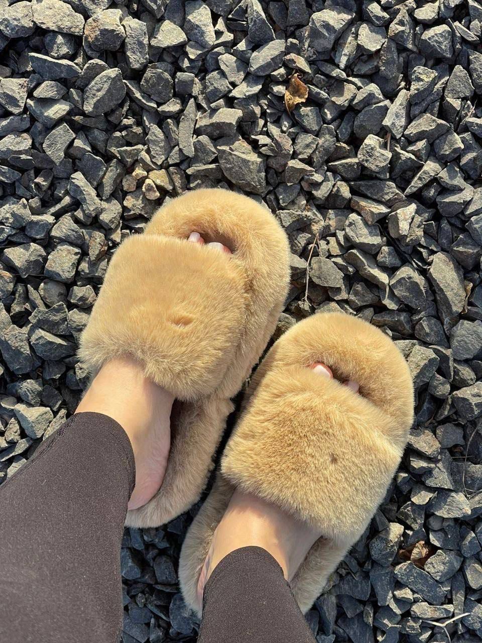 Cloud-Soft Fluffy Faux Fur Slides (The "Cozy Chic" Slipper) - Image 4