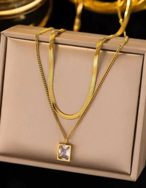 Gold Plated Wide Cuff necklace with Diamond Pattern