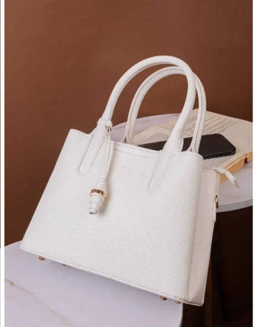 Premium Black Textured Tote