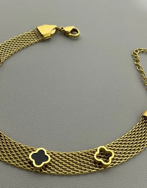 Gold Plated Bracelet (Van Cleef Style