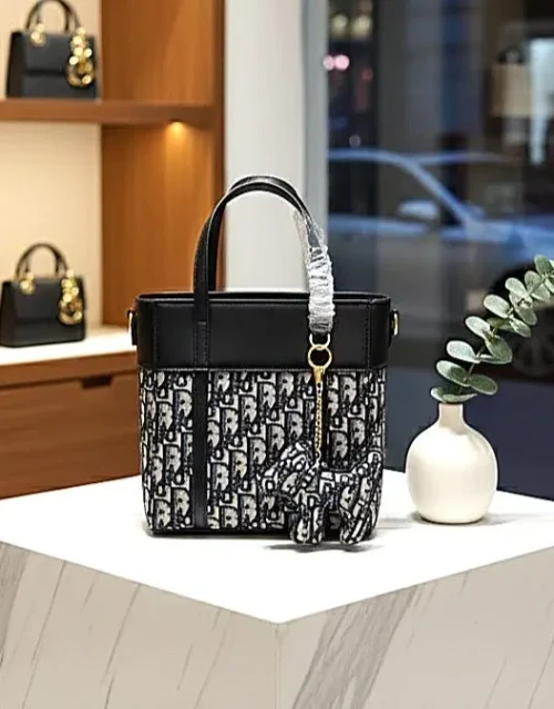 Monogram Vertical Mini Tote Bag