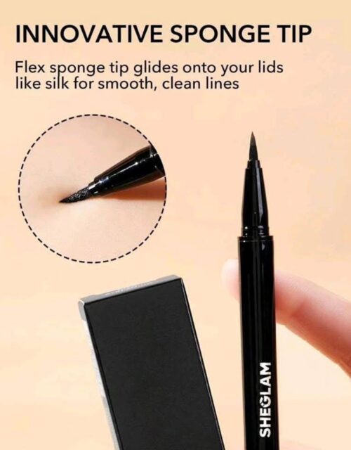 SHEGLAM Precision Eyeliner – The Innovative Sponge Tip for Flawless Lines