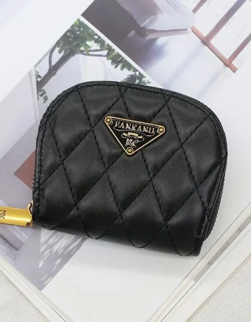 The Fankanu Quilted Accordion Card Holder  Mini Wallet