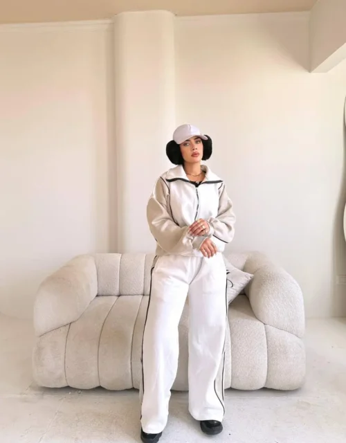 Urban Contrast Two-Piece Tracksuit