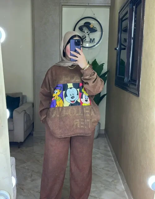 Mickey & Friends Vintage-Wash Sport Suit