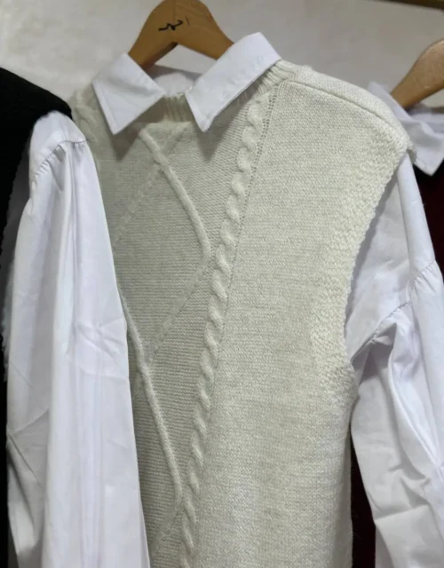 Cable-Knit Signature Sweater Vest