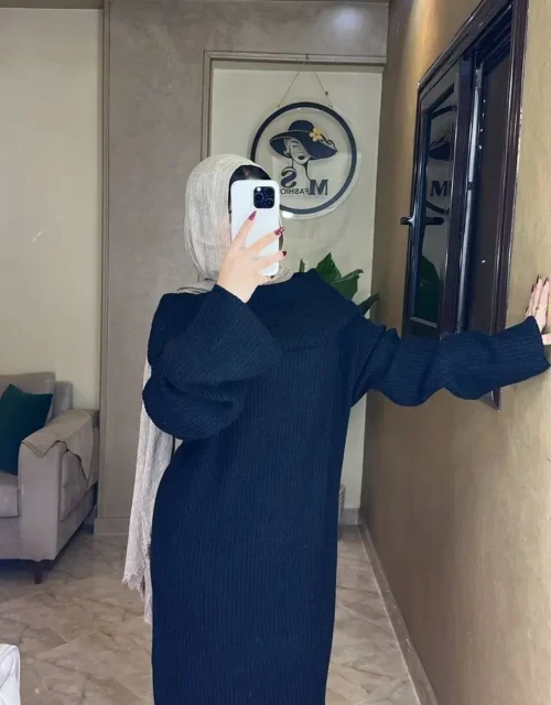 Ribbed Knit Maxi Dress