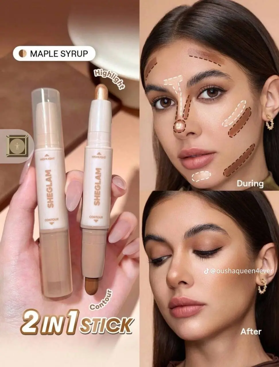 SHEGLAM Real Flow Laminating Brow PenClear Brow Wax/Mascara Duo - Image 3