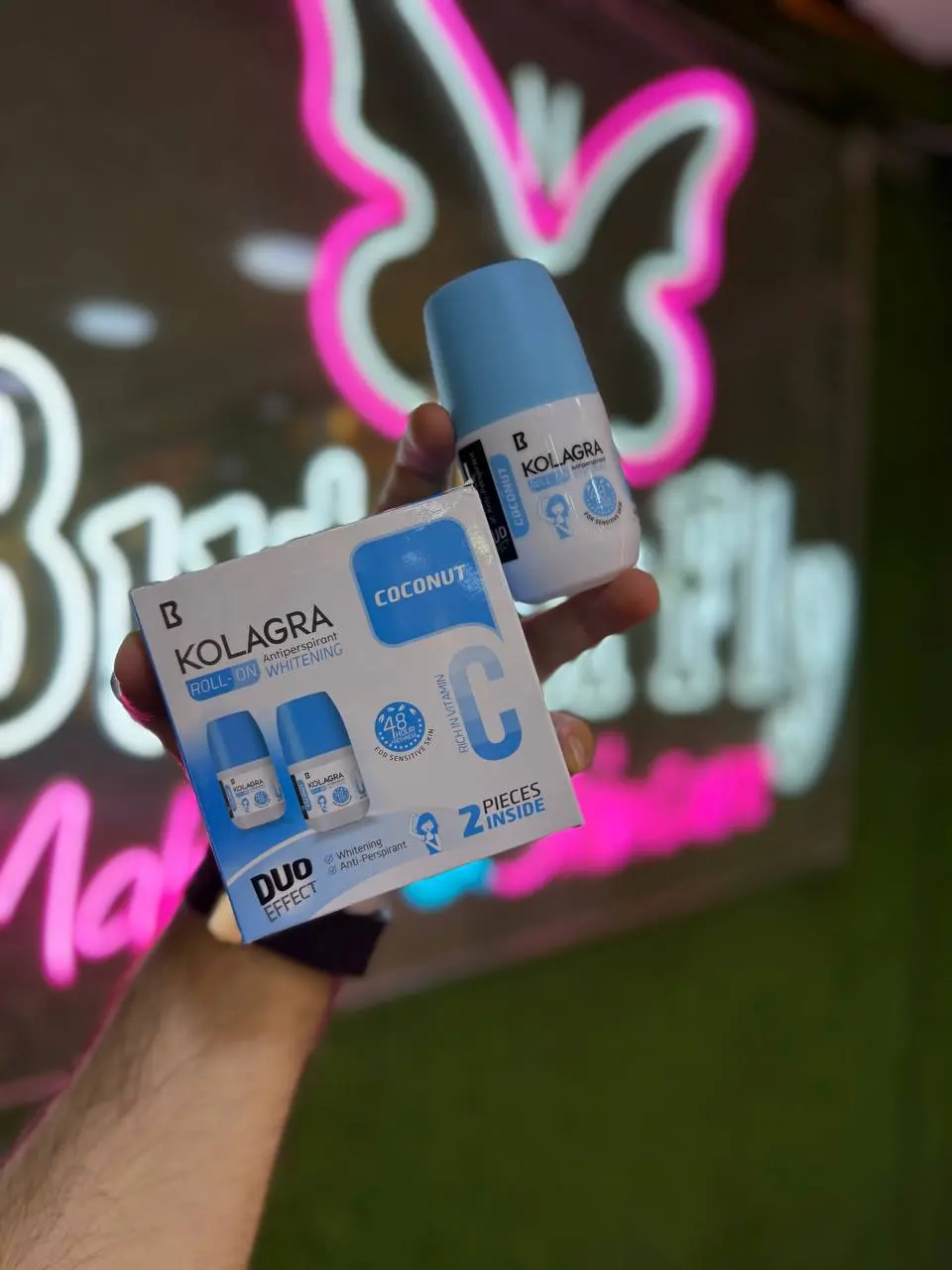 Kolagra Whitening Moisturizing Roll-On Deodorant (Aluminum-Free) - Buy One Get One Offer - Image 5