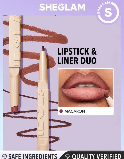 SHEGLAM Glam 101 Lipstick & Liner Duo