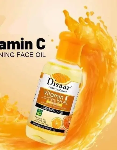 Disaar Beauty Skincare Vitamin C Whitening Face Oil With Hyaluronic Acid