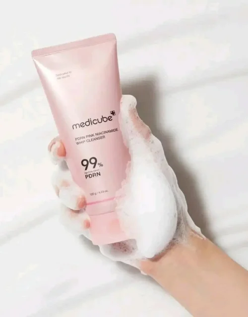 Medicube PDRN Pink Niacinamide Whip Cleanser
