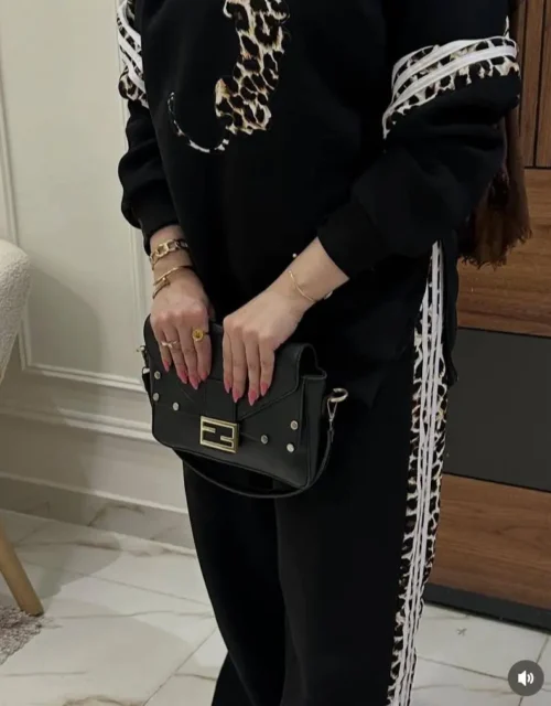 Leopard Chic Two-Piece Suit