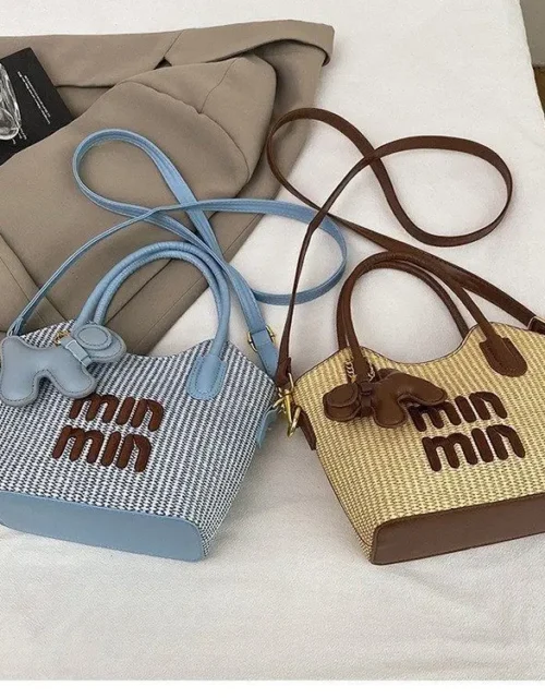 Miu Miu Inspired Woven Mini Bag